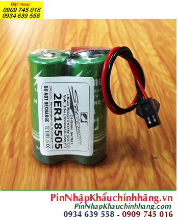 Sunmoon 2ER18505, Pin nuôi nguồn PLC Sunmoon 2ER18505 lithium 3.6v 8000mAh (2 viên ghép đôi)